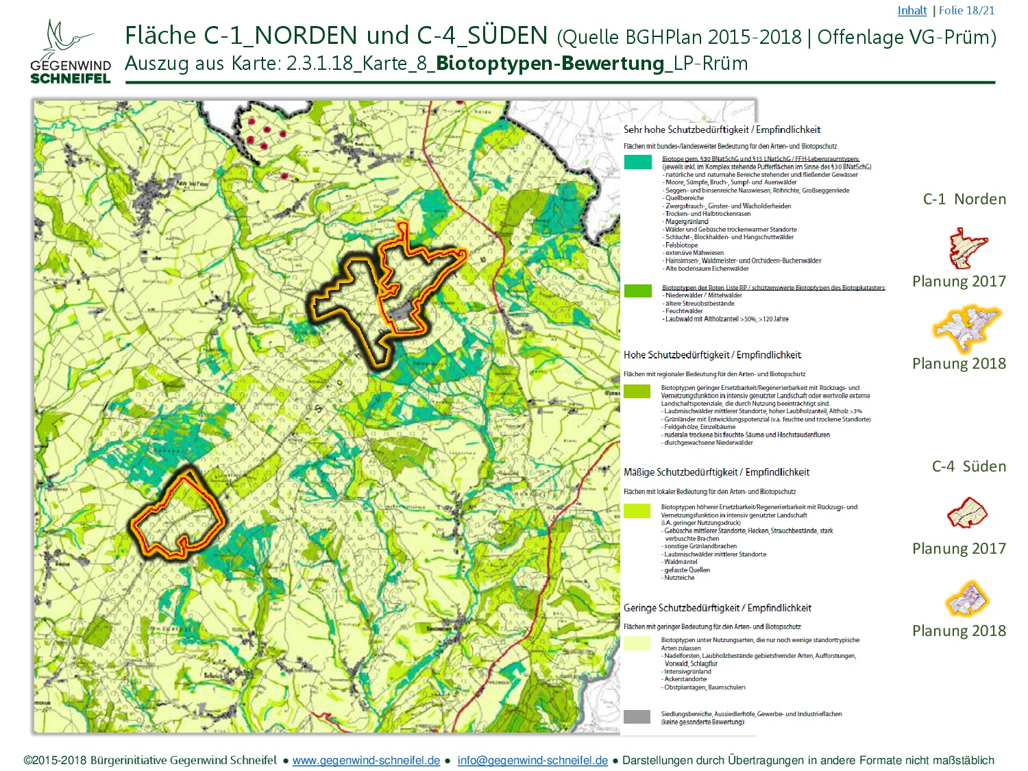 FNP Schneifel C1 C4 BiGWS C2018 (18 22) (Karte 8 Biotoptypen Bewertung)